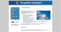Desktop Screenshot of perspektive-zehlendorf.de